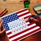 Patriotic Stencils - 12 Pieces American Flag 50 Star Stencil Templates (6 Sizes)